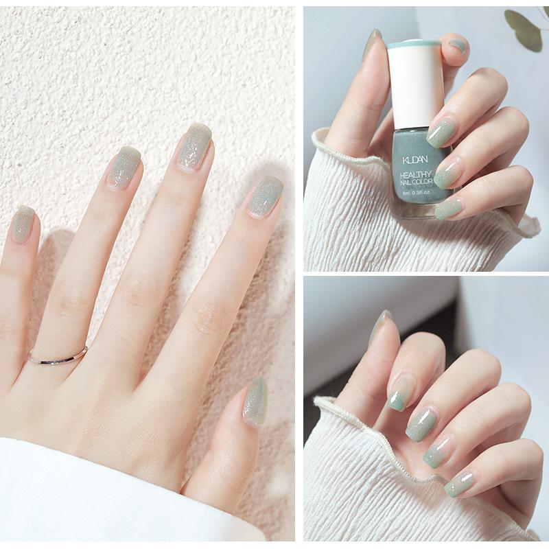 Lakier do paznokci Nie wymaga pieczenia Szybkoschnący Długotrwały Niełuszczący się Oleisty Wodoodporny Biały Lakier do paznokci Niepękający