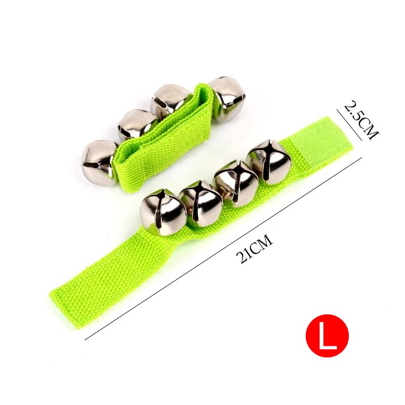 2 peças/conjunto Alça de Sino Acessórios de Dança Reutilizáveis Som Claro e Melodioso Props para Performance de Festival Competição Suprimentos TMZ