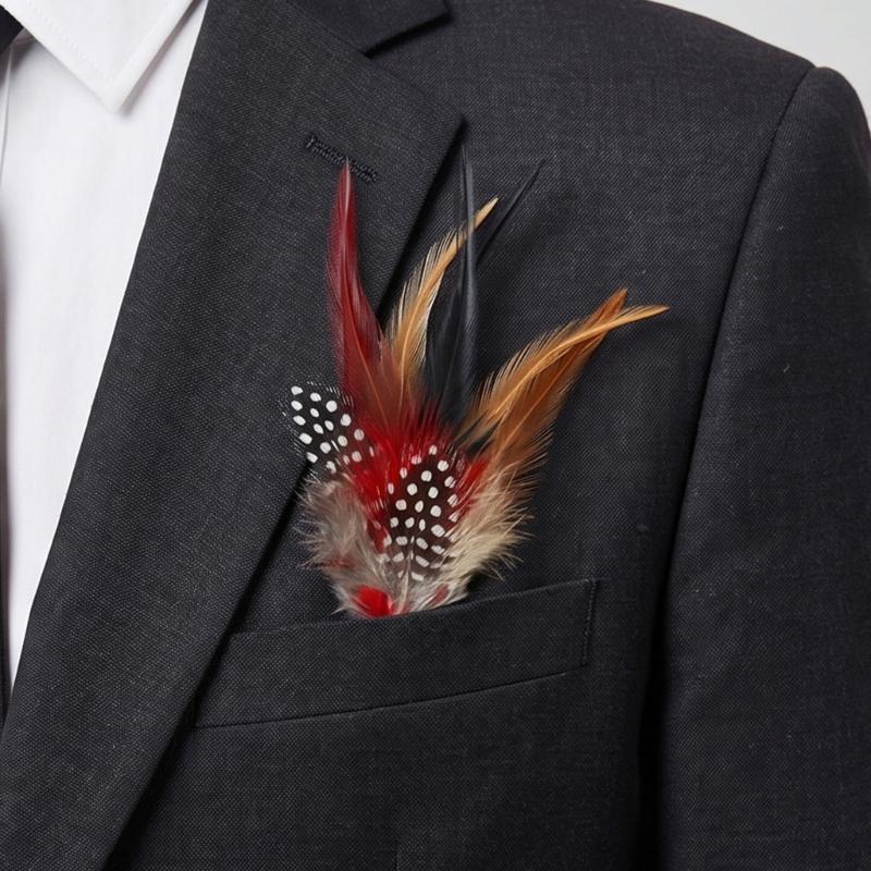 10PCS Handmade Plumage Embellishments For Headpieces And Fashion Accessories