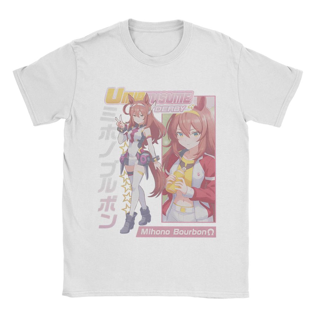 Pánská Umamusume Japonská Herní Trička Bavlněná Trička Léto Y2K Vtipné Tričko s Krátkým Rukávem Tričko s Kulatým Výstřihem Nadměrná Velikost 5XL 6XL