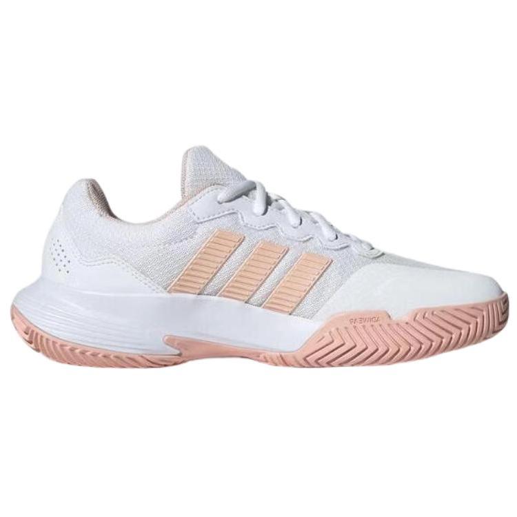Adidas Gamecourt 2 Comfortable Durable Tennis Shoes Women Sneakers White Pink KI0785