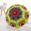 1pc Floral Mandala Design Automatic Opening/closing Umbrella with Auto Open/Close, Windproof, Foldable Sunshade, Perfect Gift for Friends, D