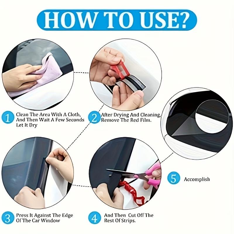 4M Rubber Car Seals Edge Sealing Strips Auto Roof Windshield Sealant Protector Window Seal Strips Sound Insulation Tape 14/19mm