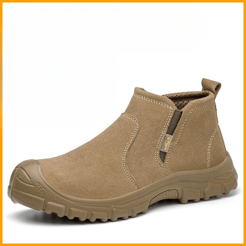 Vysoce kvalitní pánské odolné pracovní boty Nové bezpečnostní boty proti nárazu a propíchnutí Pánské ochranné bezpečnostní boty Designérské pánské boty