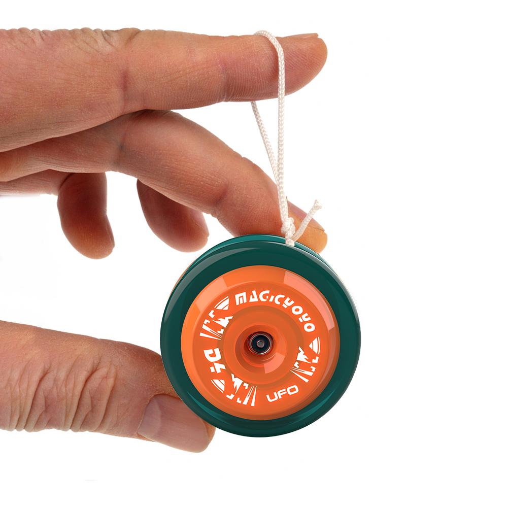 D4 UFO Responsive YOYO Auto Return with Rope String Bearing Trick ABS Plastic YoYo Ball Professional Looping Yo Yo for Beginner