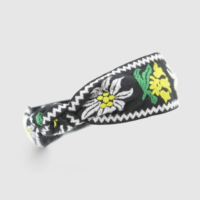 LALA Flower Hairband - Yellow Green