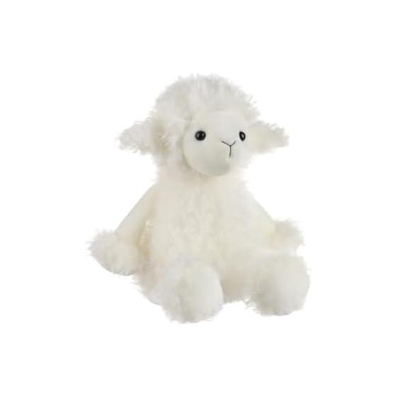 Apricot Lamb White Sheep Plush Toy, Soft and Cute, Fluffy White Sheep, Suitable for Boys and Girls 23cm