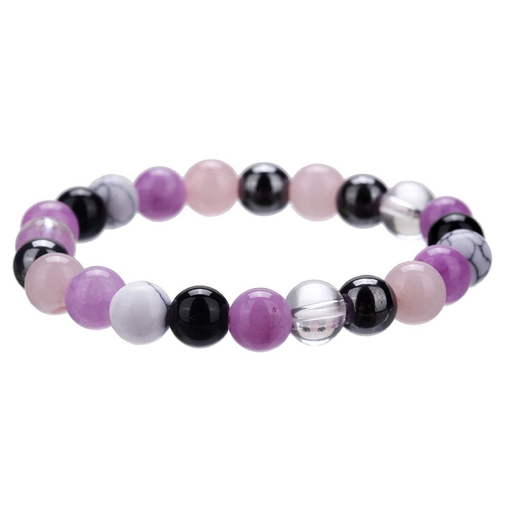 Bracelet Élastique Tigre Oeil en Cristal Européen, Bijoux en Perles de Pierre Naturelle