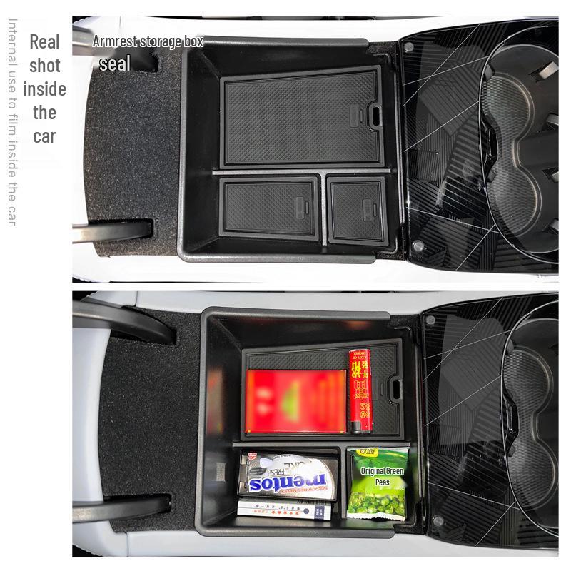 EV Center Console Armrest Storage Box for Applicable 22-24 Models