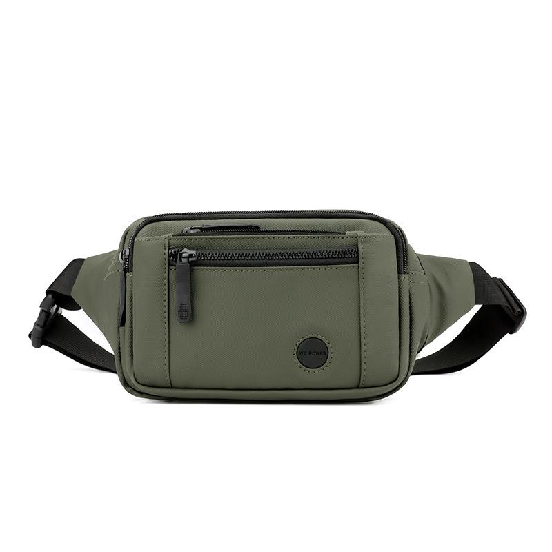 New Fashion Men's Waist Bag Waterproof Nylon Chest Pack for Cycling Outdoor Travel Casual Sports Sling Shoulder Bag