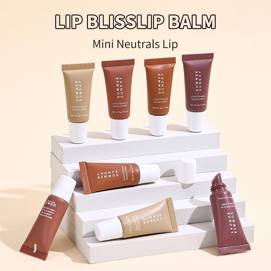 Set Complet de 4 Luciu de Buze, Exquisit, Practic, Confortabil, Hidratant, Natural, Set de Machiaj Portabil