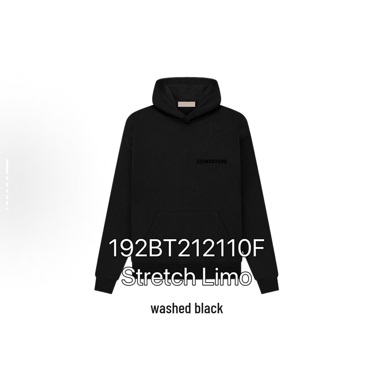 

Essentials Trendy Fog Hoodie SS22: Loose Fit, Flocking Design Hooded Sweatshirt. XXL