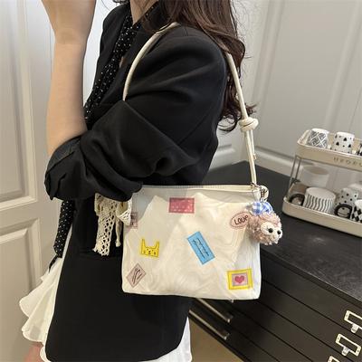 Casual Texture 2025 Summer New Fashion Trend Design Women's Shoulder Crossbody Small Square Bag