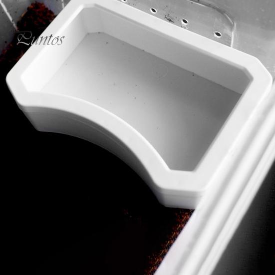 Reptilien-Wasserschale, Kunststoff, Lebensmittelqualität, Wasserbehälter, Futterspender, Reptilienfutter, Wasserschale, Haustier-Aquarium-Ornament