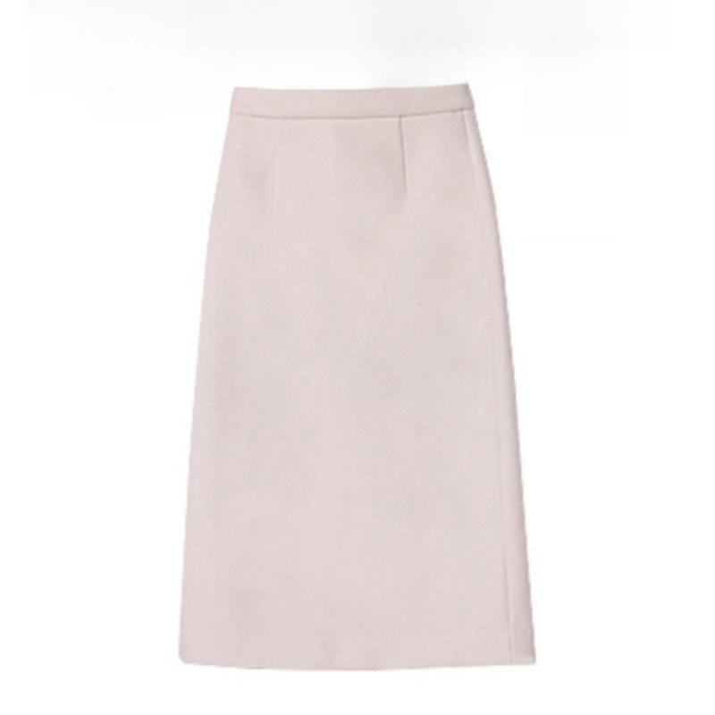 

Elegant Chinese White Quilted Frog Button Jacket & Midi Skirt Two-Piece Set for Women S