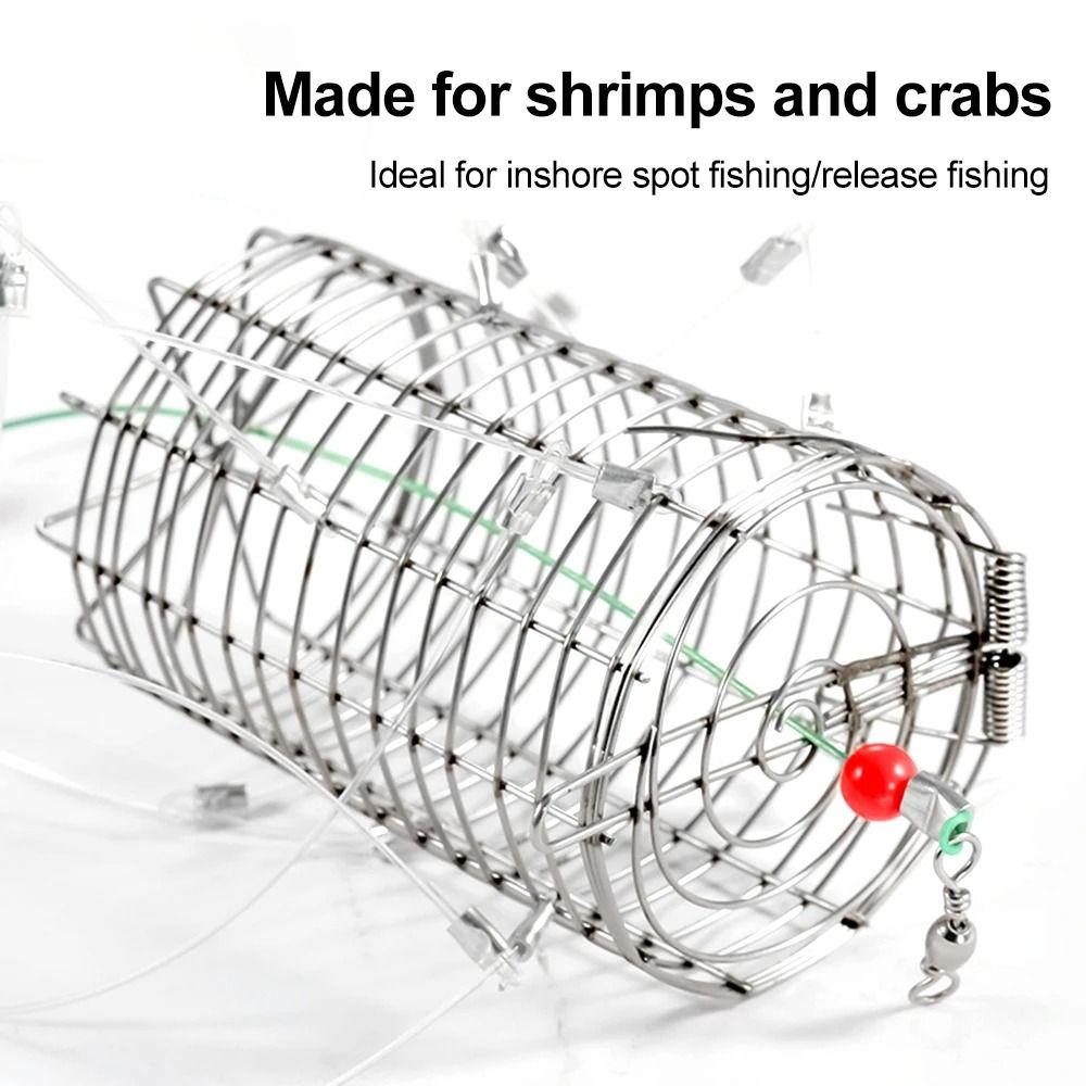 Lure Trap Crab Catching Tool Steel Wire Crab Trap  Crab Lobster Shrimp Crayfish
