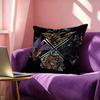 Game MMonsterHunter Square DoubleSided printed Pillow Case Bedroom Bedside Pillow Sofa Cushion Cover