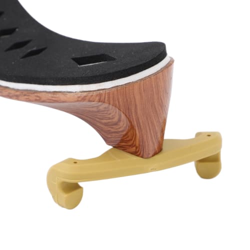 Violin Shoulder Rest, 3/4-4/4 Size, Non-Slip, Wood Grain Finish, Adjustable, Ergonomic, Breathable, with Support for Violin Practice (3/4-4/4)