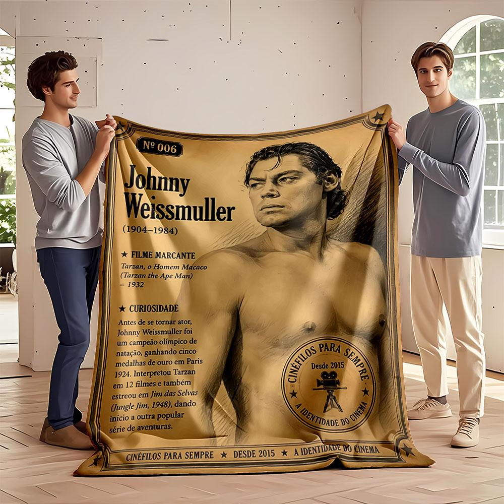Kino-Tribute-Decke für alle Jahreszeiten Decke Mittagspause Überwurf Geschenk