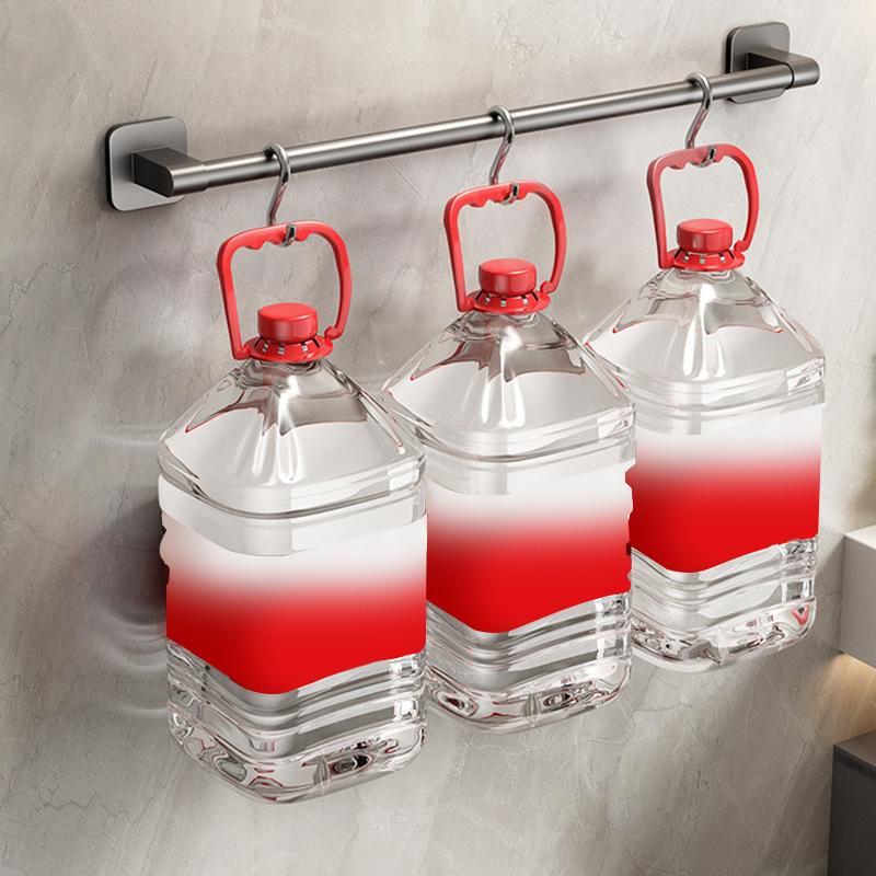 Koupelnový věšák na ručníky Nerezový věšák na ručníky Stojan na pantofle Věšák na ručníky bez vrtání Koupelnová police Organizér Kuchyňské úložné regály