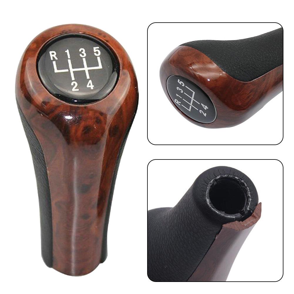 5/6 Speed Gear Shift Knob Wood Grain For BMW E30 E36 E46 E39 E34 Z3 Z5 Z8 E52 E53 M5 X3 X4 X6Car Accessories