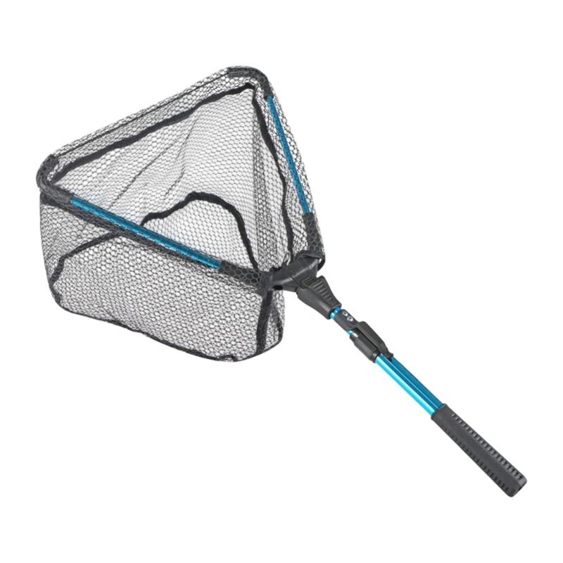 Aluminum Poles Fishing Landing Net Fishing Net Portable for Adult Unisex Foldable Landing Net with Comfortable Handle