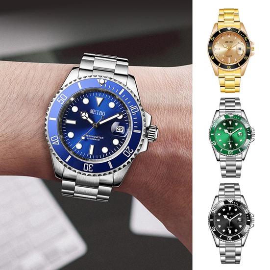 

Мужские кварцевые часы 30 м водонепроницаемые с точным круглым циферблатом и автоматической датой, мужские кварцевые часы