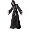 Halloween Adult Costume Wizard Skull Robe Stage Performance Costume