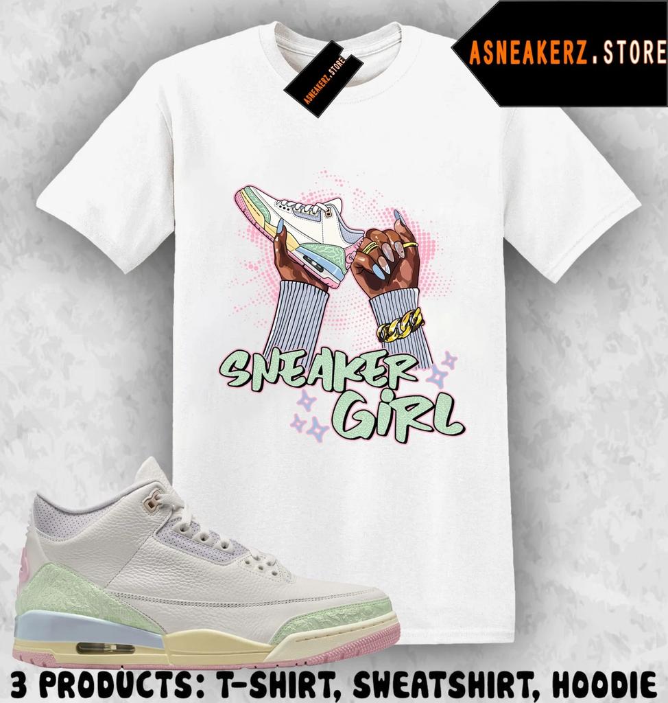 Maglietta da abbinare alle AJ 3 Spring is in the Air 2026 T-shirt da abbinare alle sneakers Ragazza Sneakerhead