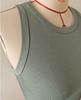 European & American Women's Spring/Summer Ribbed Sleeveless T-shirt Vest