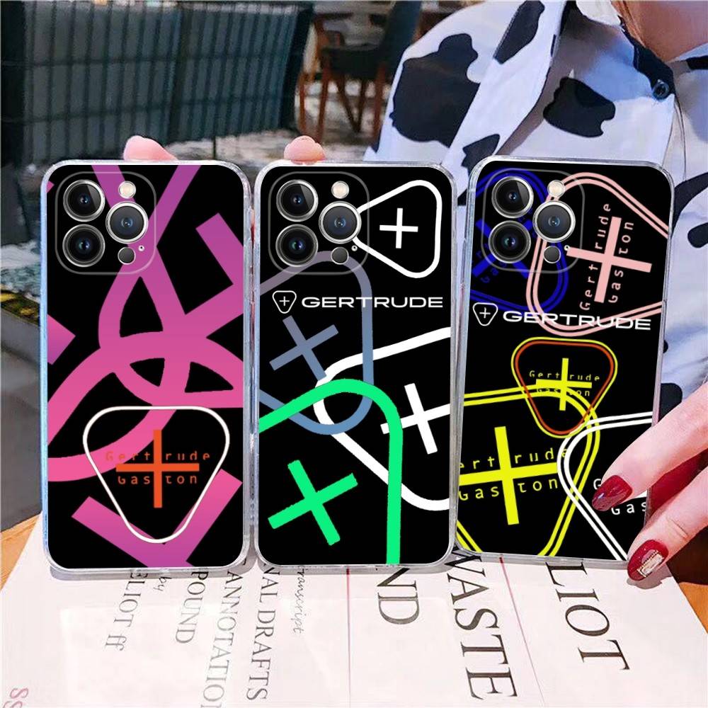 Lovely Fashion G-Gertrudes Transparent Phone Case For IPhone 17 Air 16 Pro Max 15 14 13 12 11Plus Shockproof Cover
