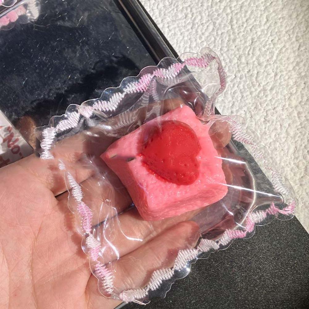 Hand Relax Fruits Squeeze Toys Handmade Strawberry Squeezing Toy Adult Kids Strawberry