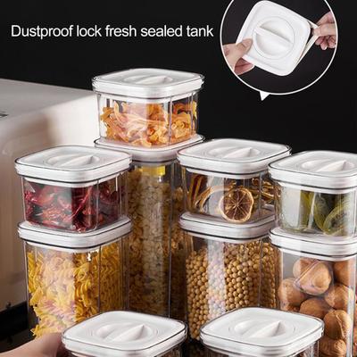 Box Airtight Food Large Capacity Transparent Cereal Storage Storage Container Sealed Storage Tank Kitchen