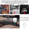 2PCS Car Seat Gap Filler Organizer with Car Cup Holder,Leather Car Side Seat Gap Filler Keeps Car Interior Tidy,Multifunctional Universal Car Front