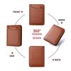 Men's Ultra-Thin Solid Color Fashion Wallet PU Leather Short Coin Purse Multiple Card Slots Two-Fold Card Holder