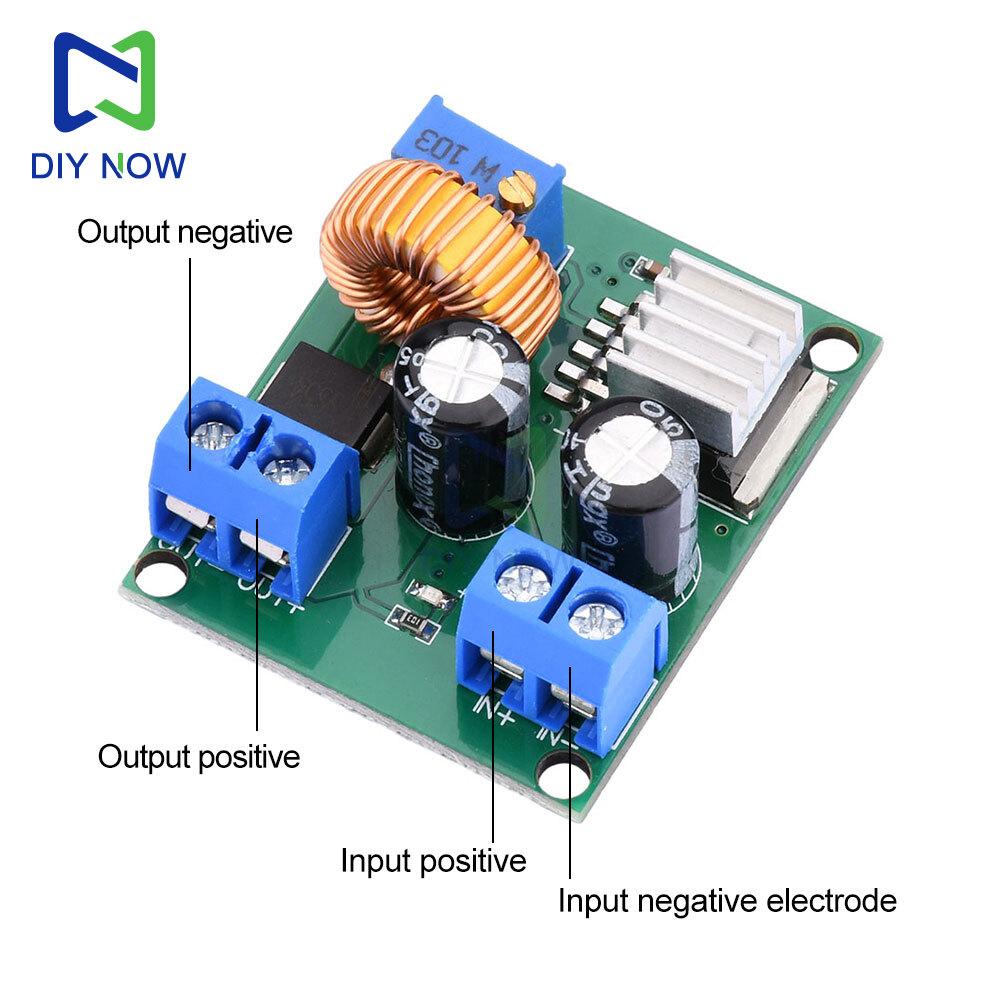 Adjustable DC-DC Buck Converter Module 4-38V to 1.25-36V High Power Step Down Voltage Regulator with Short Circuit Protection