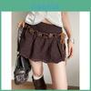 Boho-Blumen-Taillengürtel für Damen mit Vintage-Ethno-Stil PU-Leder-Accessoire