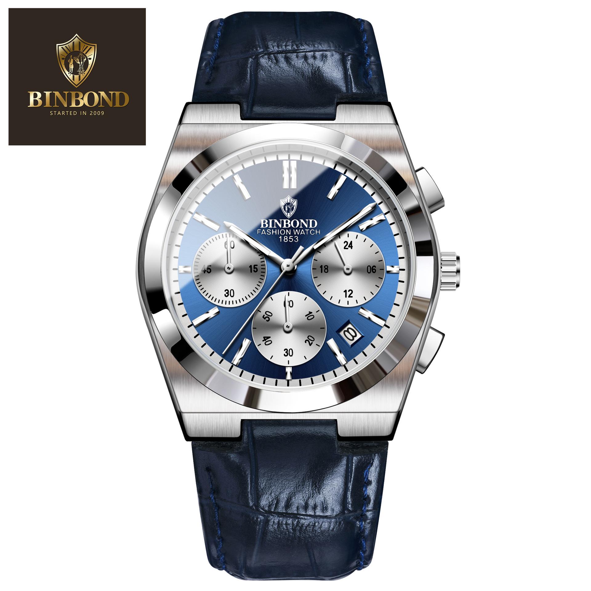Trendy Men s Multifunctional Quartz Watch - Luminous, Waterproof, Fashionable Business Style