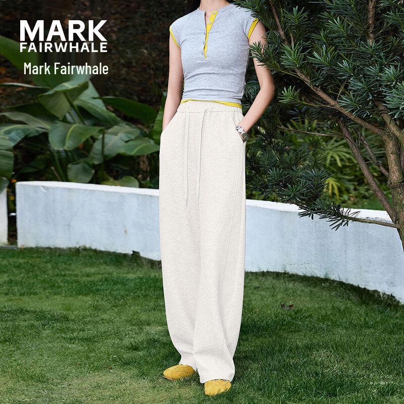 

Mark Fairwhale Women s Loose Fit Wide-Leg Sweatpants L