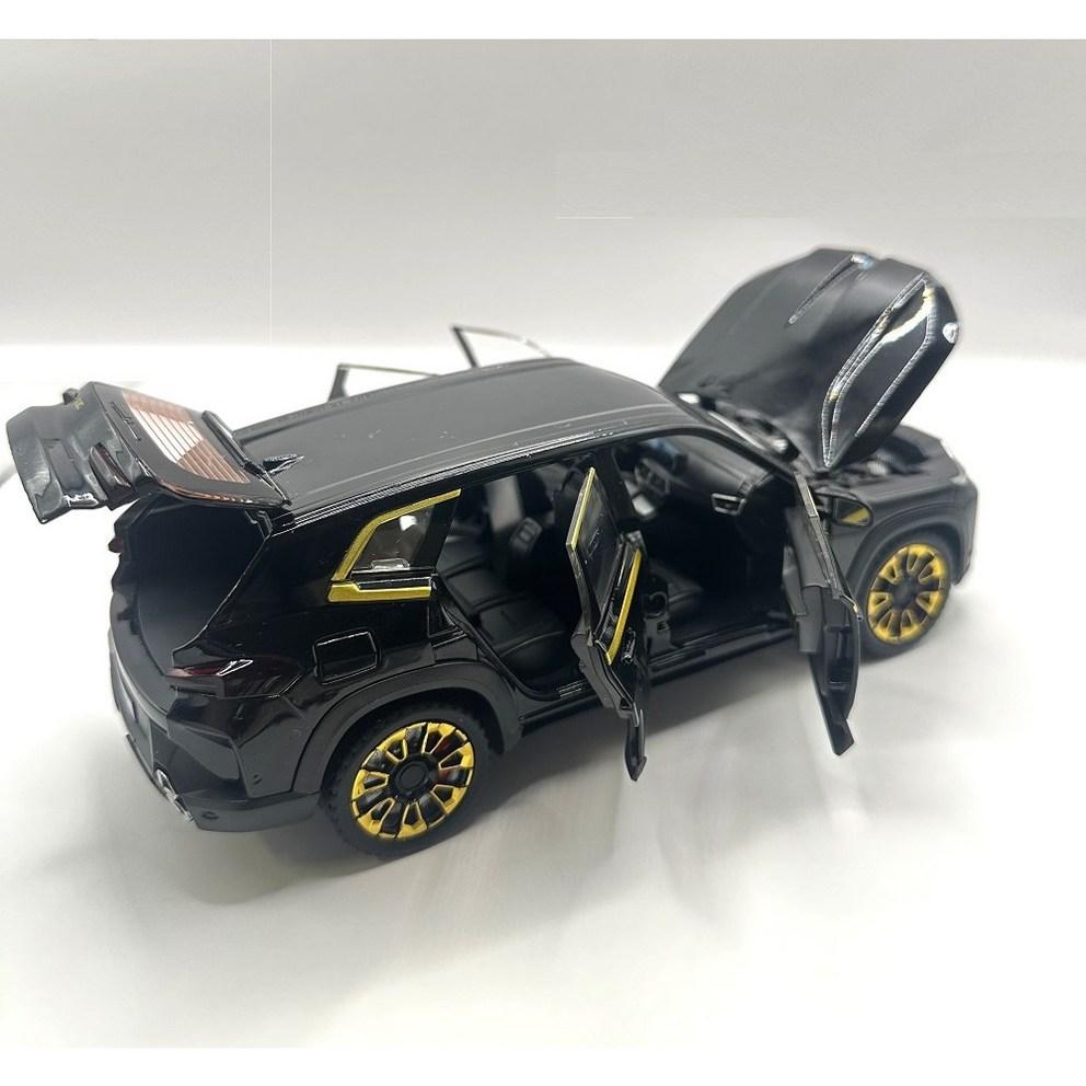 BMW XM SUV 1:Modellino di Auto in Metallo pressofuso Scala 1:24, Nero