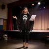 Halloween Ghost Cosplay Costume With Cloak For Women Drama Stage Performances