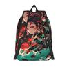 Fashion Demon Slayer Backpack Shounen Manga Mochilas New School Retro Washable Rucksack