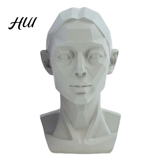 Human Anatomy Teaching Tool Generic Planar Head Model for Drawing Resin Skull Sculpture with Accurate Detailed Muscle Structure Art Study Sketching