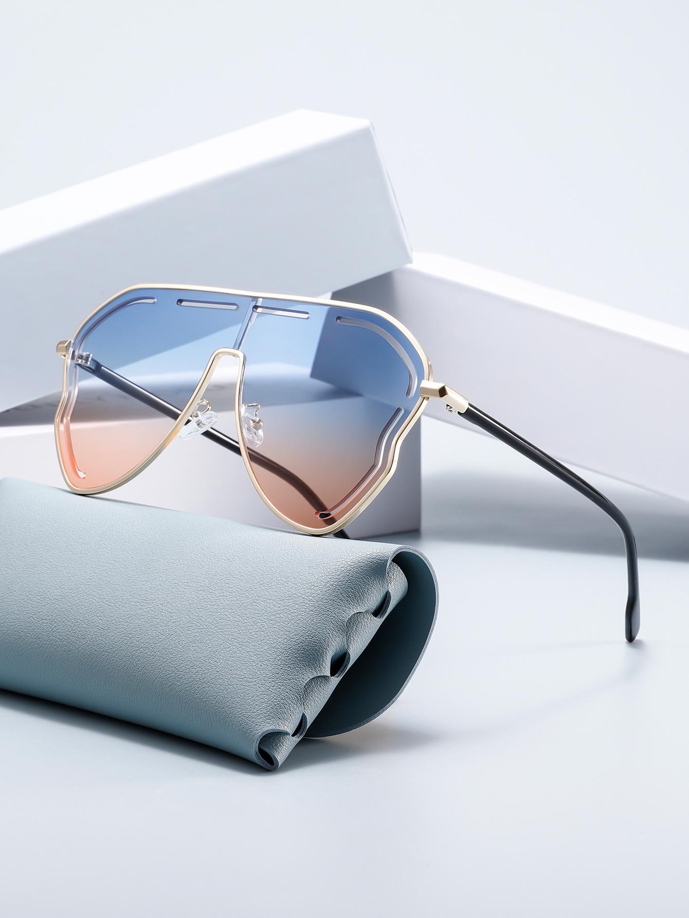 

Цельные полые солнцезащитные очки Солнцезащитные очки Модные солнцезащитные очки для женщин