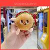 Hamburger Plush Keychain With Detachable Fries And Hot Dog For Car Bag Decor