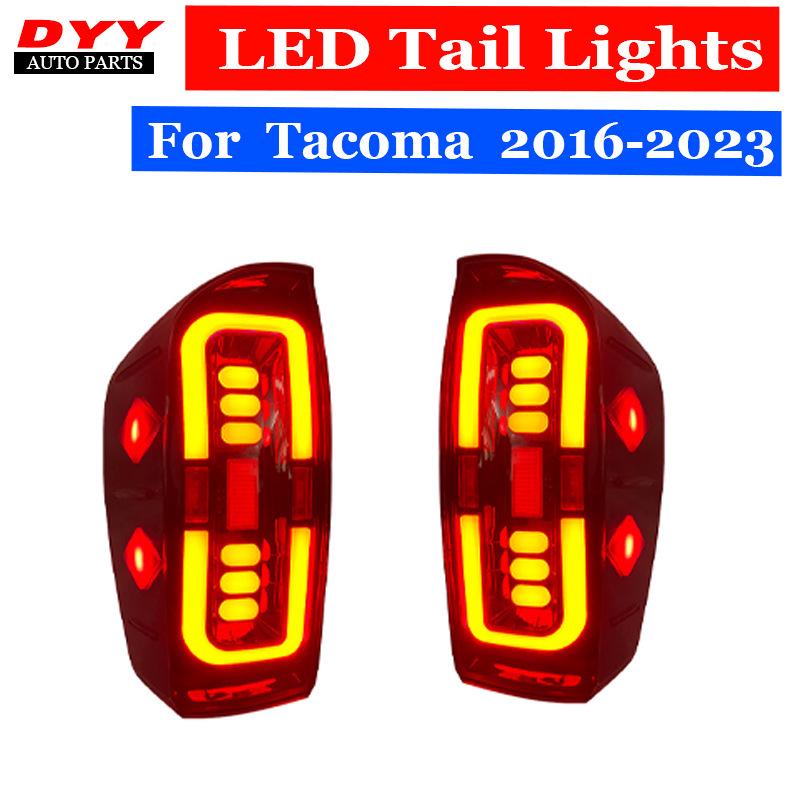 Tacoma 16-21 Rear LED Tail Light Assembly with Modified Daytime Running Lights