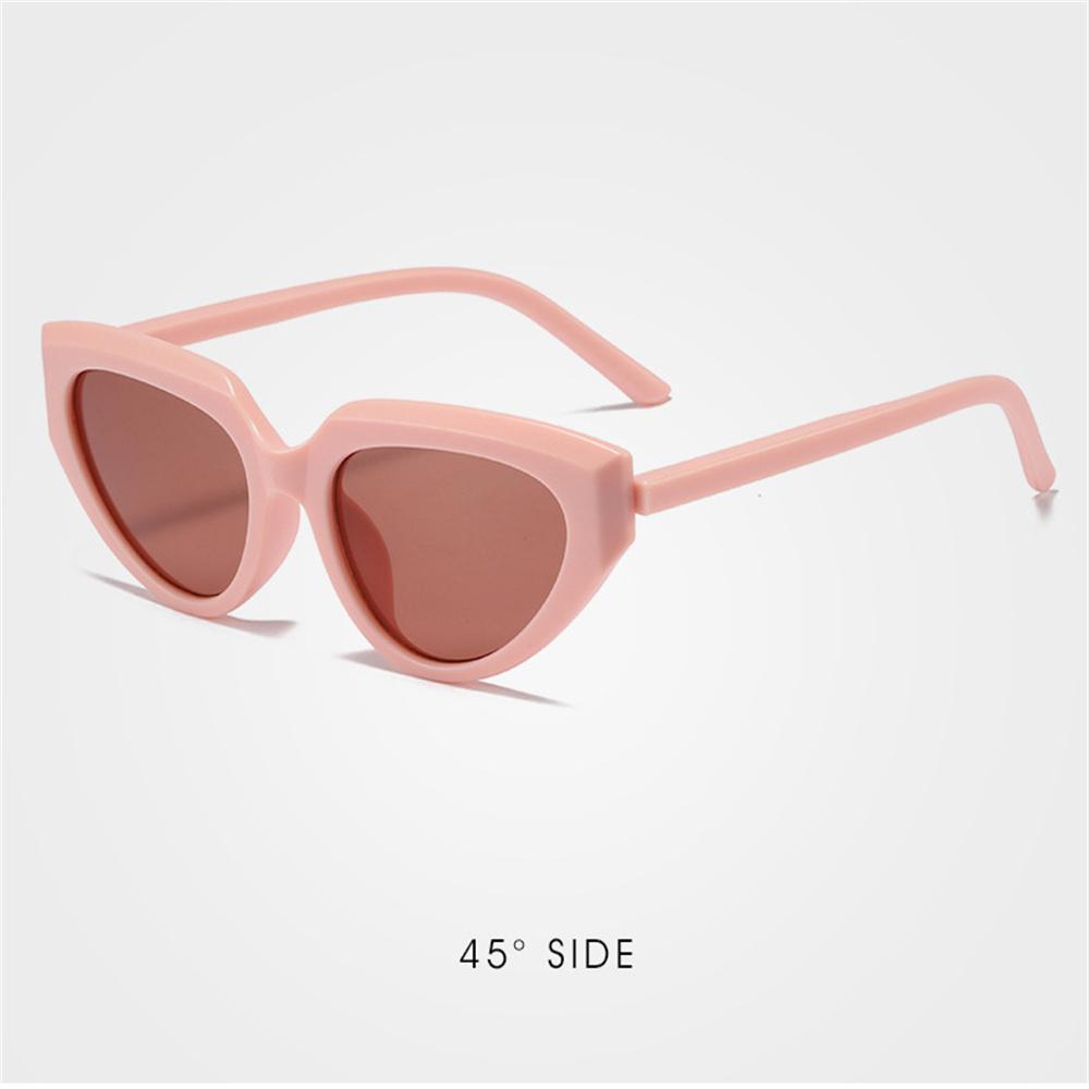 Cat Eye Sunglasses Retro Radiation Protection Eyeglasses Women Hip -Hop Sun Glasses For Female Outdoor Driving Uv400 Glasses
