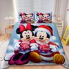 Poszewka na kołdrę Mickey Stitch Minnie Wesołych Świąt Zestaw pościeli z kreskówki Twin Full Dla Dzieci Prezenty Świąteczne Dekoracja Sypialni
