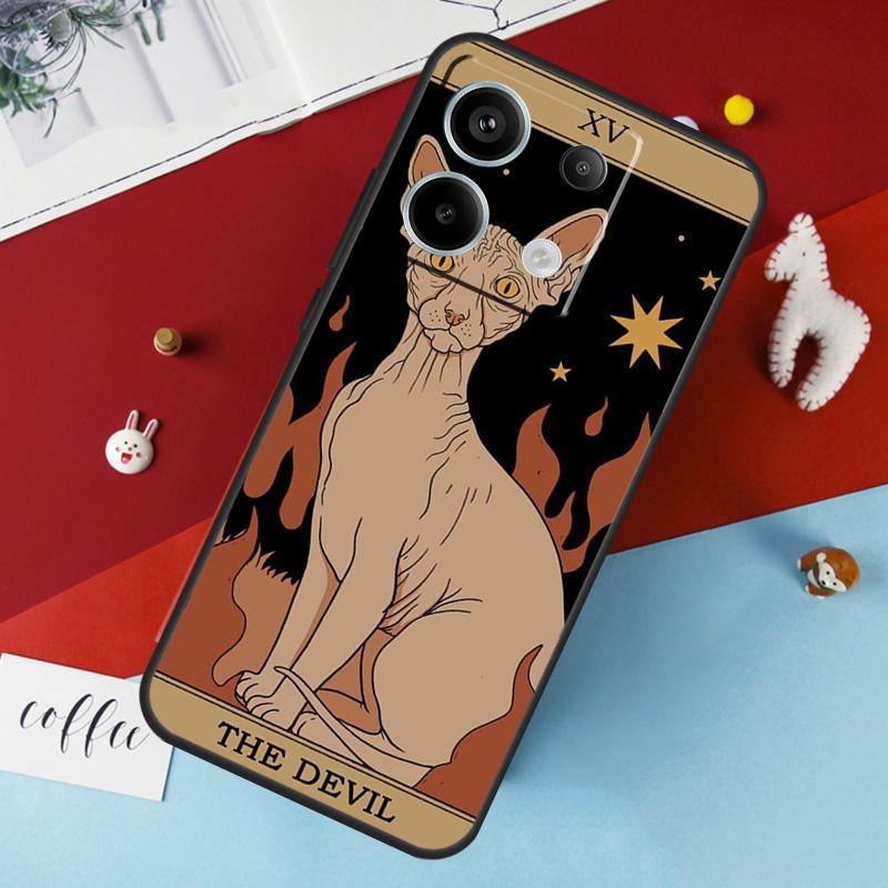 Cats Tarot Witchcraft Case For Xiaomi Redmi Note 14 Pro 13 12 11 10 15 Pro Plus Redmi 14C 15C 10C 12C 13C 15 Cover