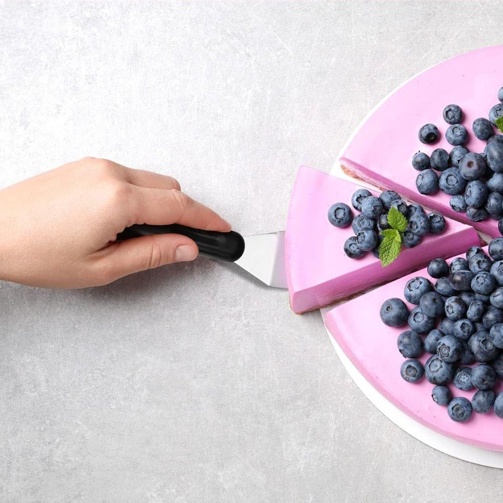 Stainless Steel Teppanyaki Spatula Hollow Design Pie Server Spatula Steak Fried Shovel  Outdoor